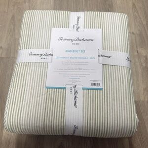 Tommy Bahama 3pc Cotton Quilt Set